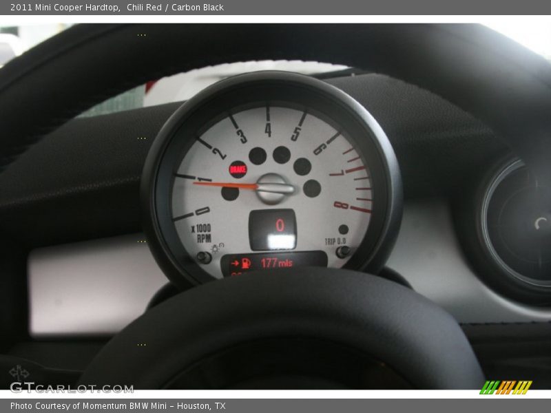Chili Red / Carbon Black 2011 Mini Cooper Hardtop