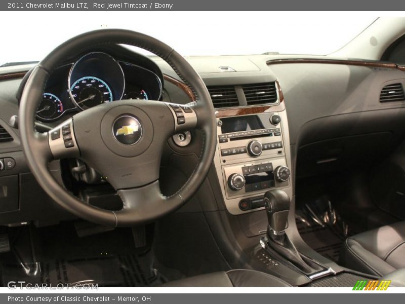 Red Jewel Tintcoat / Ebony 2011 Chevrolet Malibu LTZ
