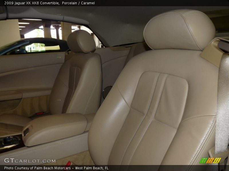 Porcelain / Caramel 2009 Jaguar XK XK8 Convertible