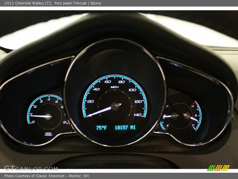 Red Jewel Tintcoat / Ebony 2011 Chevrolet Malibu LTZ