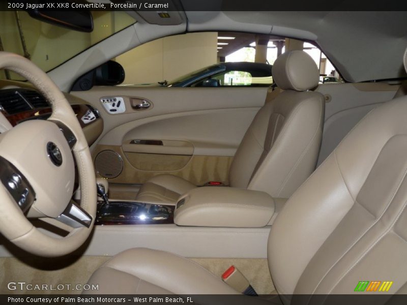 Porcelain / Caramel 2009 Jaguar XK XK8 Convertible