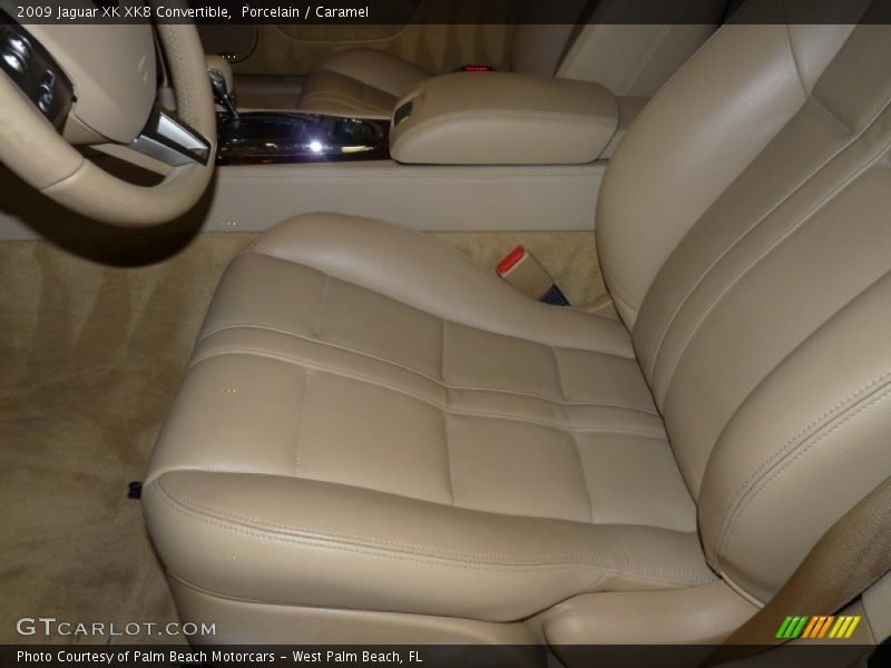 Porcelain / Caramel 2009 Jaguar XK XK8 Convertible