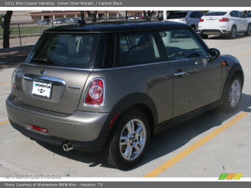Velvet Silver Metallic / Carbon Black 2011 Mini Cooper Hardtop