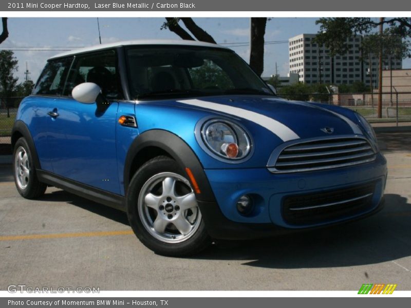 Laser Blue Metallic / Carbon Black 2011 Mini Cooper Hardtop