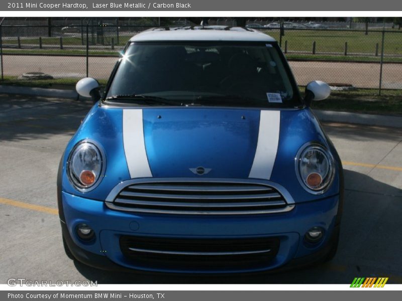 Laser Blue Metallic / Carbon Black 2011 Mini Cooper Hardtop