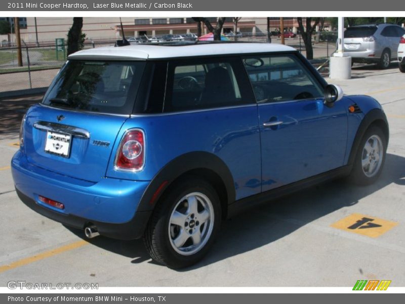 Laser Blue Metallic / Carbon Black 2011 Mini Cooper Hardtop