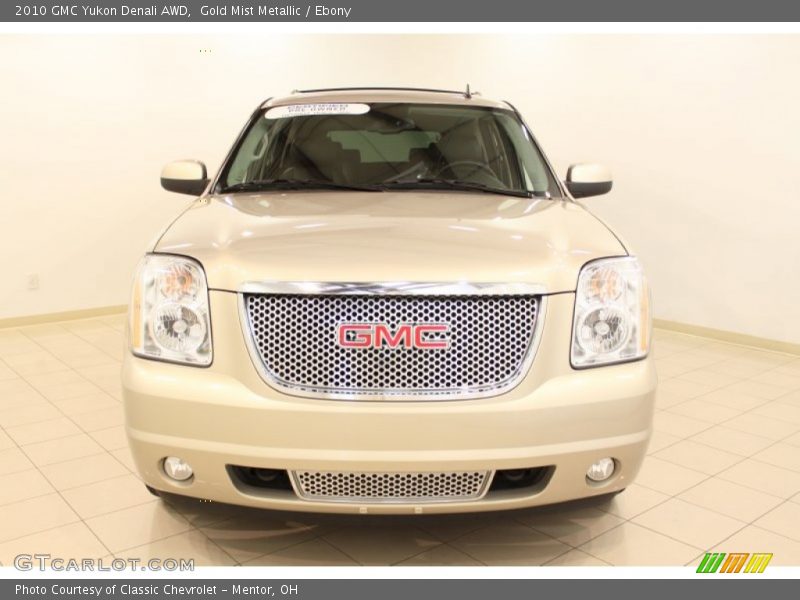 Gold Mist Metallic / Ebony 2010 GMC Yukon Denali AWD