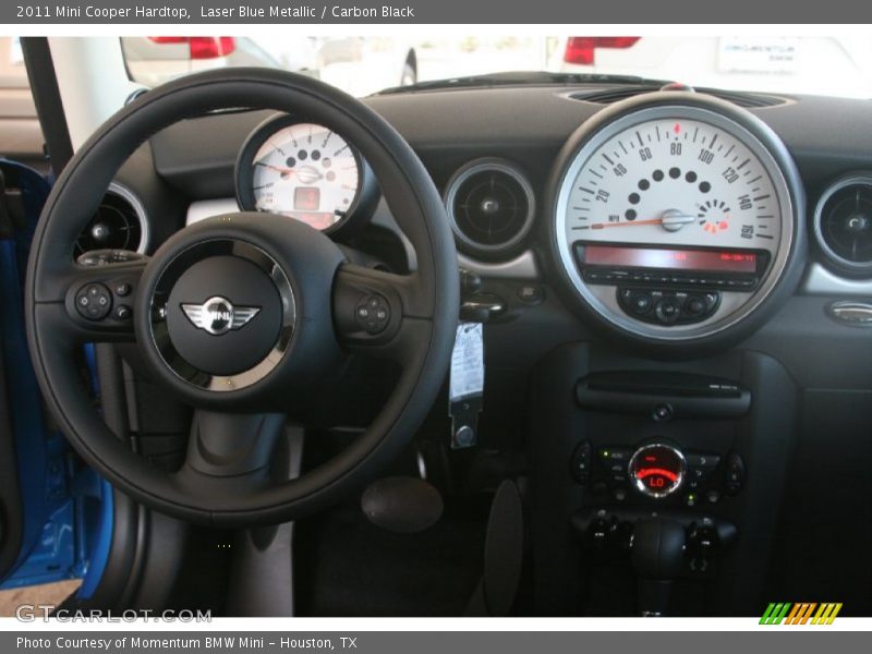 Laser Blue Metallic / Carbon Black 2011 Mini Cooper Hardtop