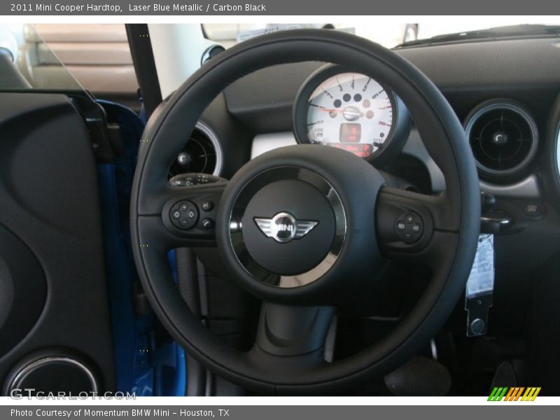 Laser Blue Metallic / Carbon Black 2011 Mini Cooper Hardtop