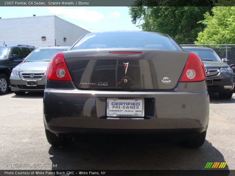 Granite Metallic / Ebony 2007 Pontiac G6 Sedan