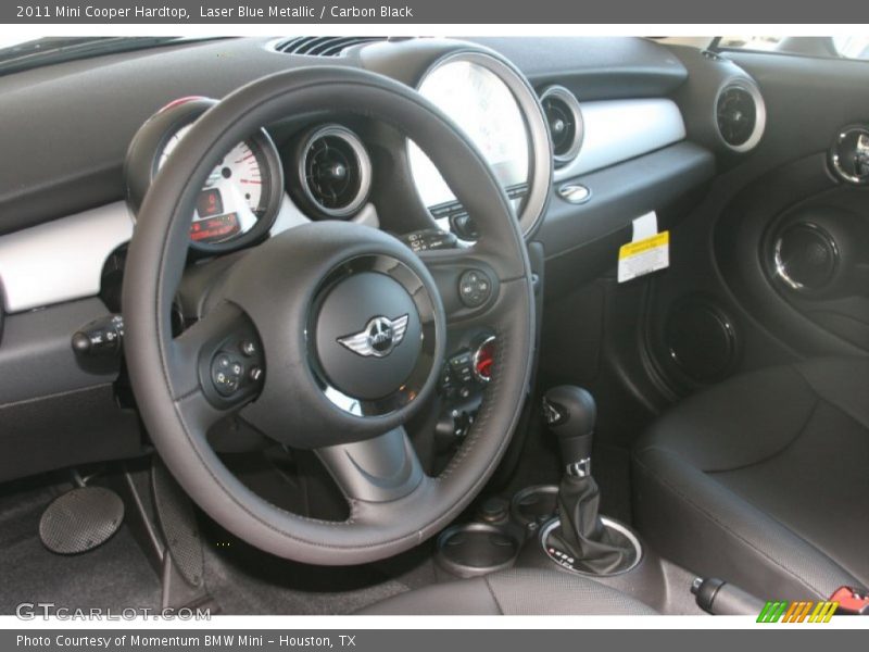 Laser Blue Metallic / Carbon Black 2011 Mini Cooper Hardtop