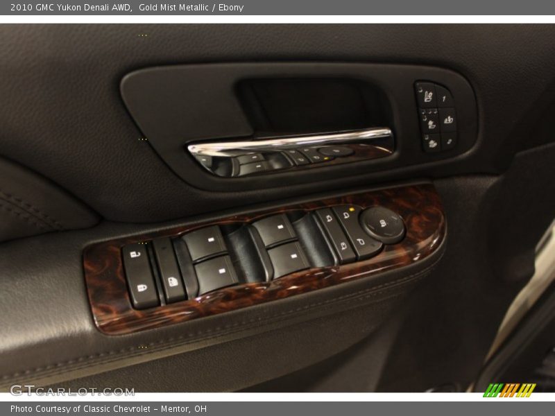 Gold Mist Metallic / Ebony 2010 GMC Yukon Denali AWD