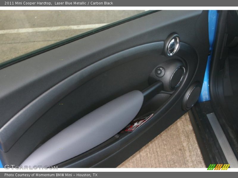 Laser Blue Metallic / Carbon Black 2011 Mini Cooper Hardtop