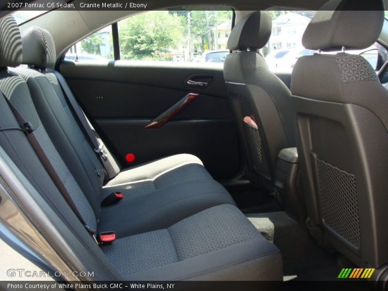 Granite Metallic / Ebony 2007 Pontiac G6 Sedan