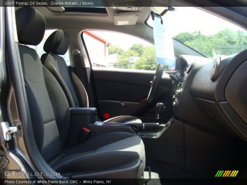Granite Metallic / Ebony 2007 Pontiac G6 Sedan