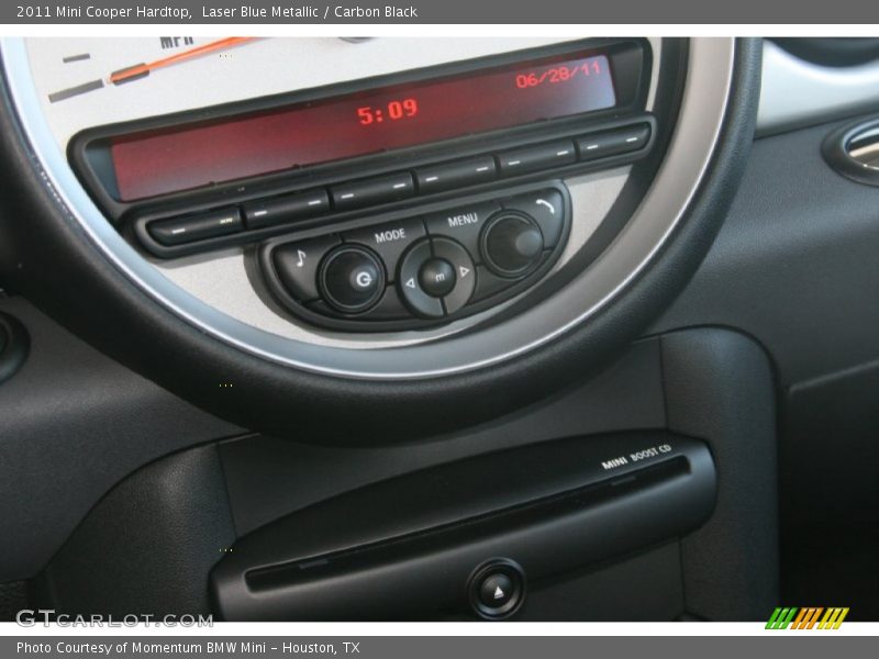 Laser Blue Metallic / Carbon Black 2011 Mini Cooper Hardtop