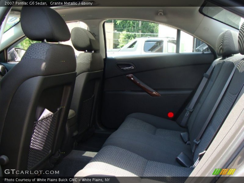 Granite Metallic / Ebony 2007 Pontiac G6 Sedan