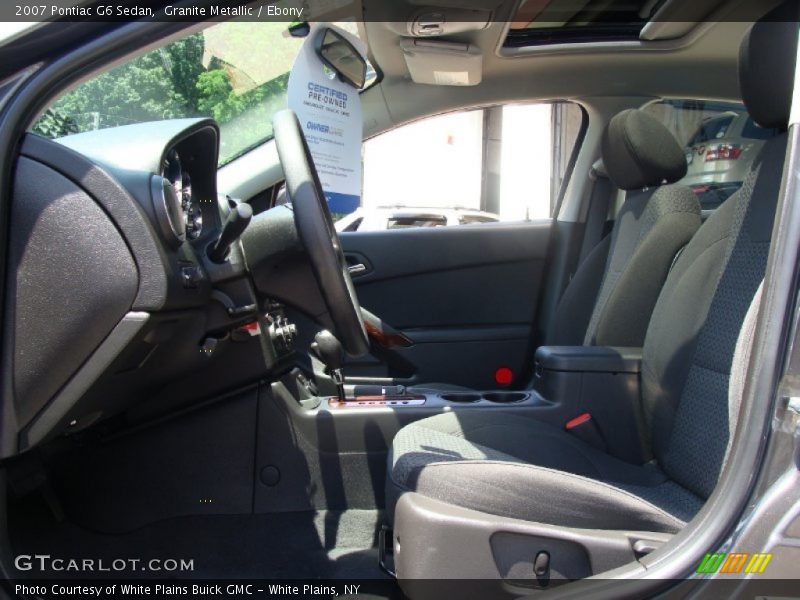 Granite Metallic / Ebony 2007 Pontiac G6 Sedan