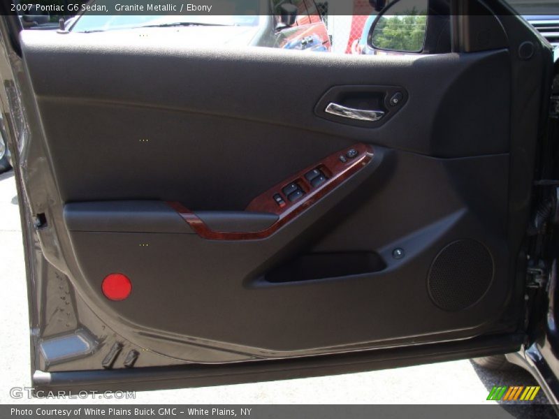 Granite Metallic / Ebony 2007 Pontiac G6 Sedan