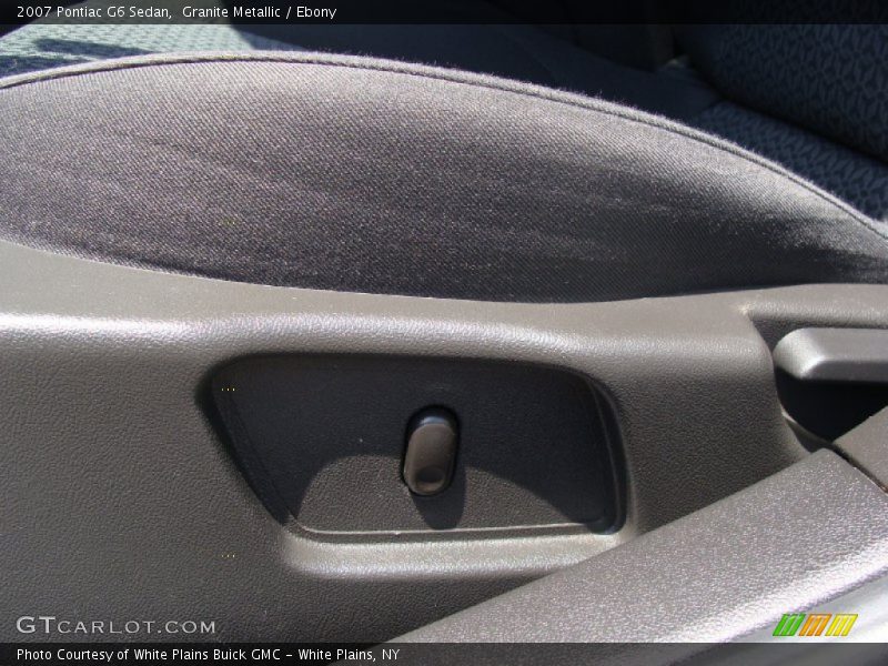 Granite Metallic / Ebony 2007 Pontiac G6 Sedan