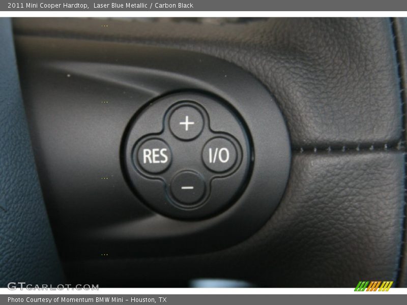 Laser Blue Metallic / Carbon Black 2011 Mini Cooper Hardtop