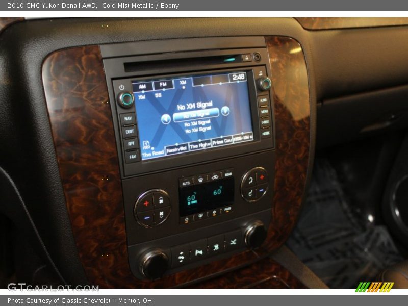 Gold Mist Metallic / Ebony 2010 GMC Yukon Denali AWD