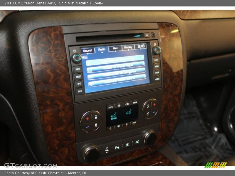 Gold Mist Metallic / Ebony 2010 GMC Yukon Denali AWD