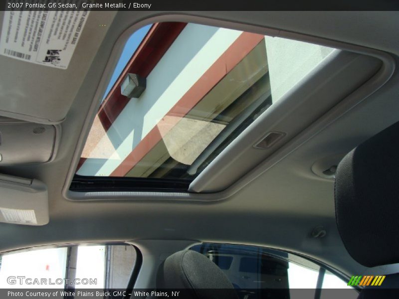 Granite Metallic / Ebony 2007 Pontiac G6 Sedan