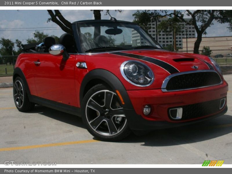 Chili Red / Carbon Black 2011 Mini Cooper S Convertible