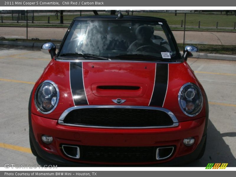 Chili Red / Carbon Black 2011 Mini Cooper S Convertible