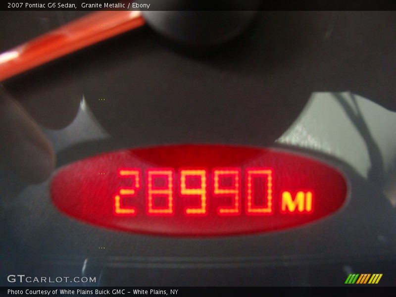 Granite Metallic / Ebony 2007 Pontiac G6 Sedan