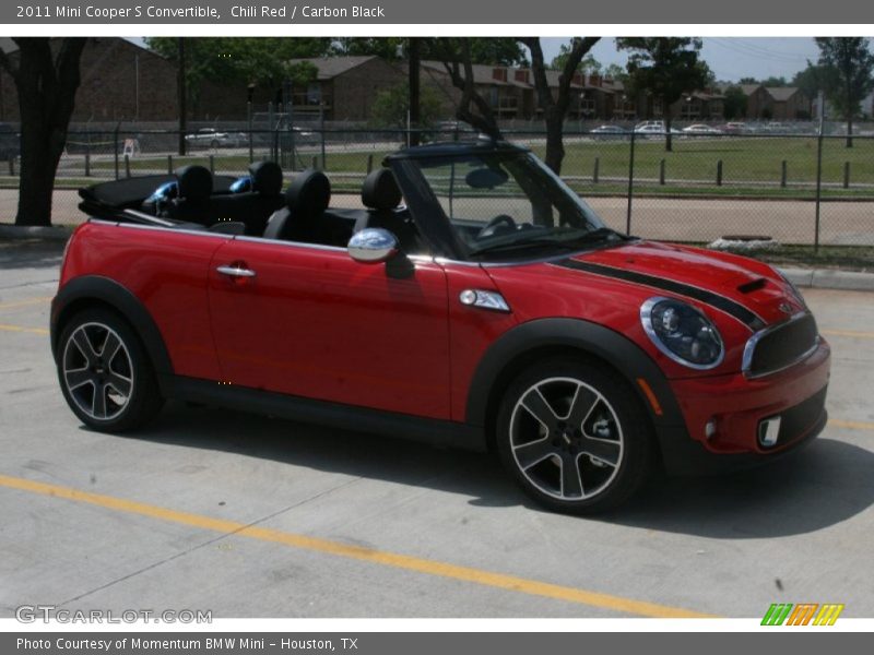 Chili Red / Carbon Black 2011 Mini Cooper S Convertible