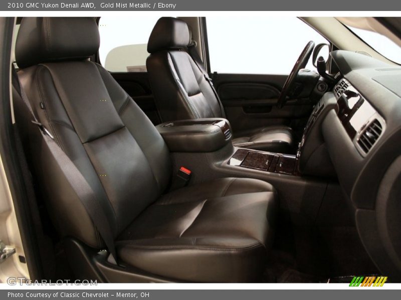Gold Mist Metallic / Ebony 2010 GMC Yukon Denali AWD