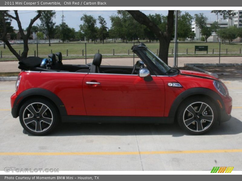 Chili Red / Carbon Black 2011 Mini Cooper S Convertible