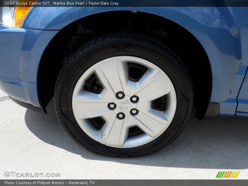 Marine Blue Pearl / Pastel Slate Gray 2007 Dodge Caliber SXT