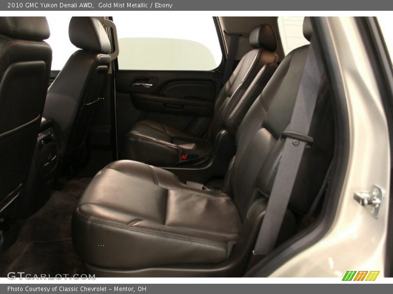 Gold Mist Metallic / Ebony 2010 GMC Yukon Denali AWD