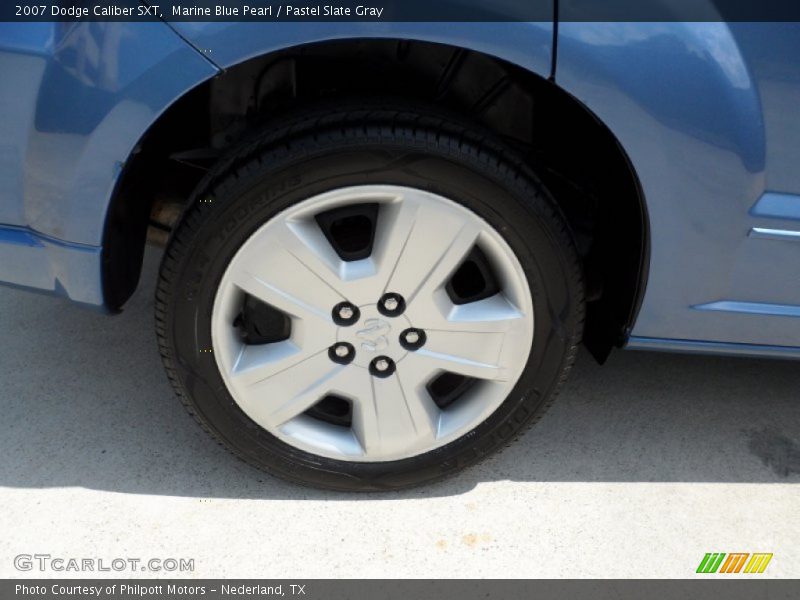 Marine Blue Pearl / Pastel Slate Gray 2007 Dodge Caliber SXT