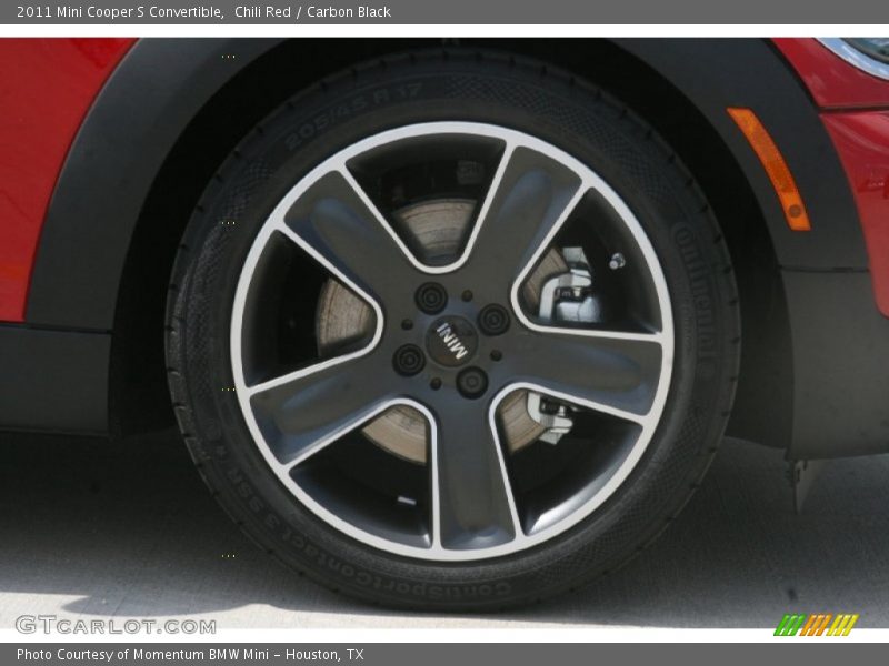 Chili Red / Carbon Black 2011 Mini Cooper S Convertible