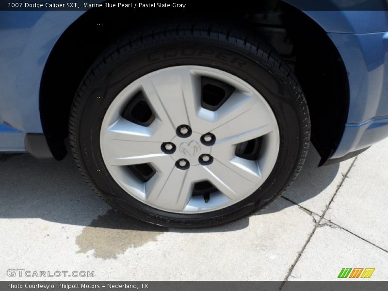 Marine Blue Pearl / Pastel Slate Gray 2007 Dodge Caliber SXT