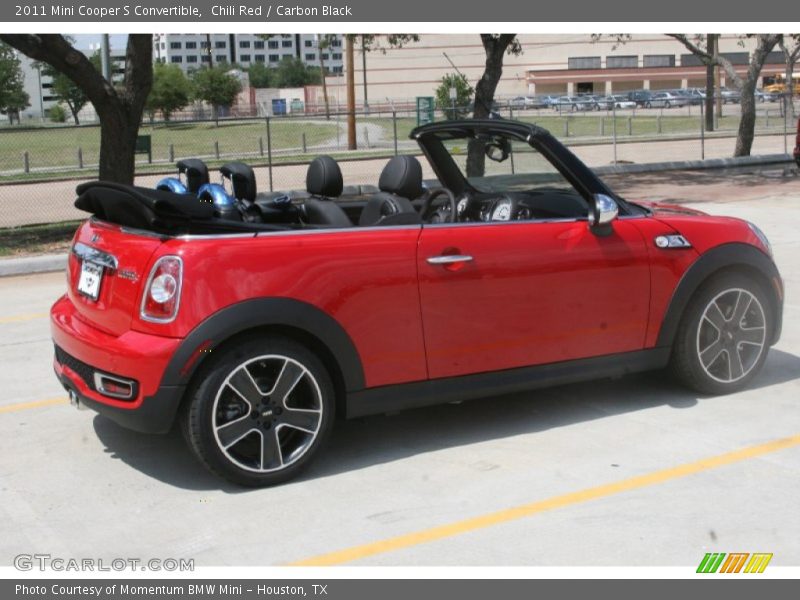 Chili Red / Carbon Black 2011 Mini Cooper S Convertible