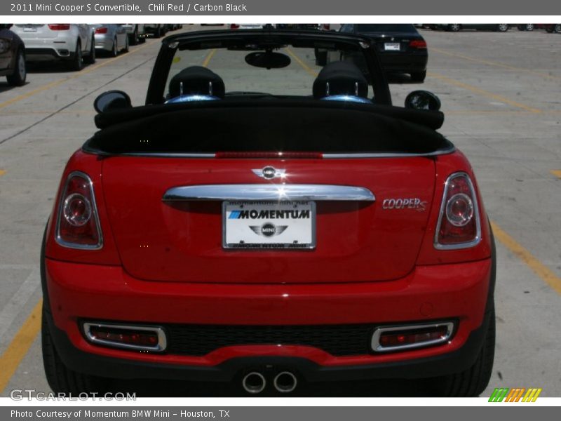 Chili Red / Carbon Black 2011 Mini Cooper S Convertible