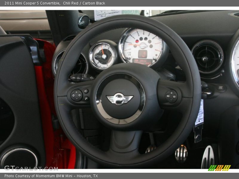 Chili Red / Carbon Black 2011 Mini Cooper S Convertible