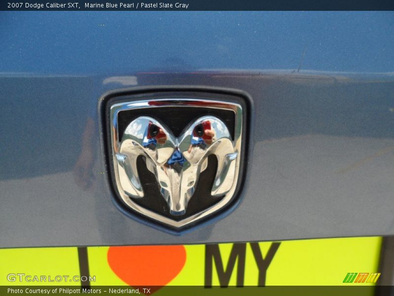 Marine Blue Pearl / Pastel Slate Gray 2007 Dodge Caliber SXT