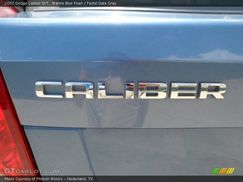 Marine Blue Pearl / Pastel Slate Gray 2007 Dodge Caliber SXT