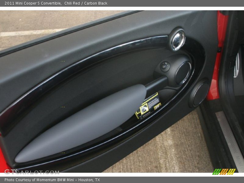 Chili Red / Carbon Black 2011 Mini Cooper S Convertible