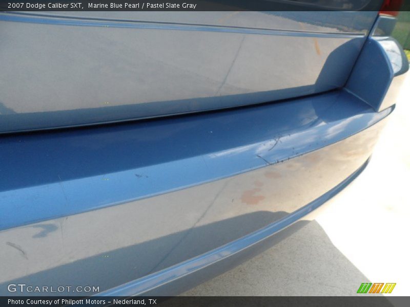 Marine Blue Pearl / Pastel Slate Gray 2007 Dodge Caliber SXT