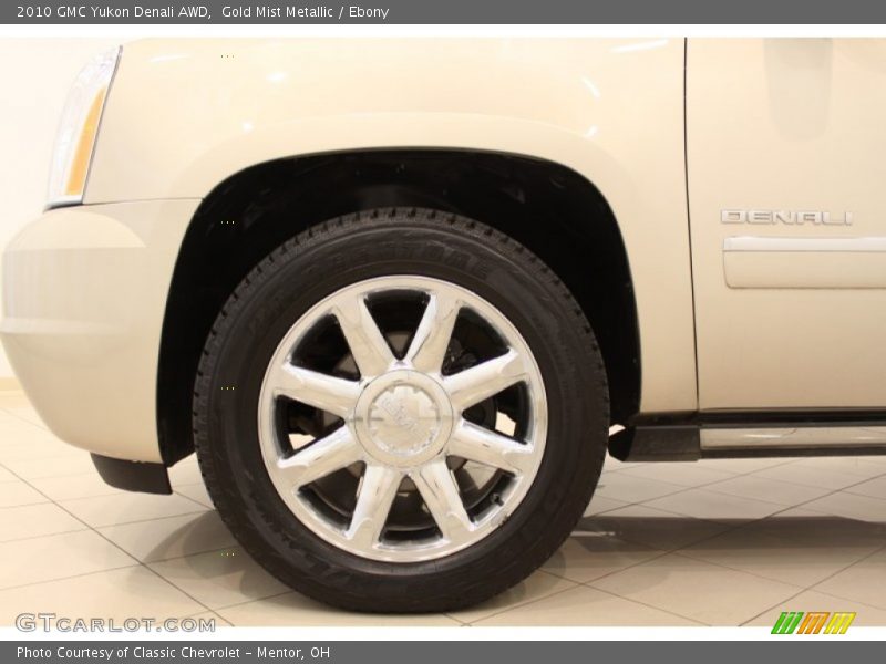 Gold Mist Metallic / Ebony 2010 GMC Yukon Denali AWD