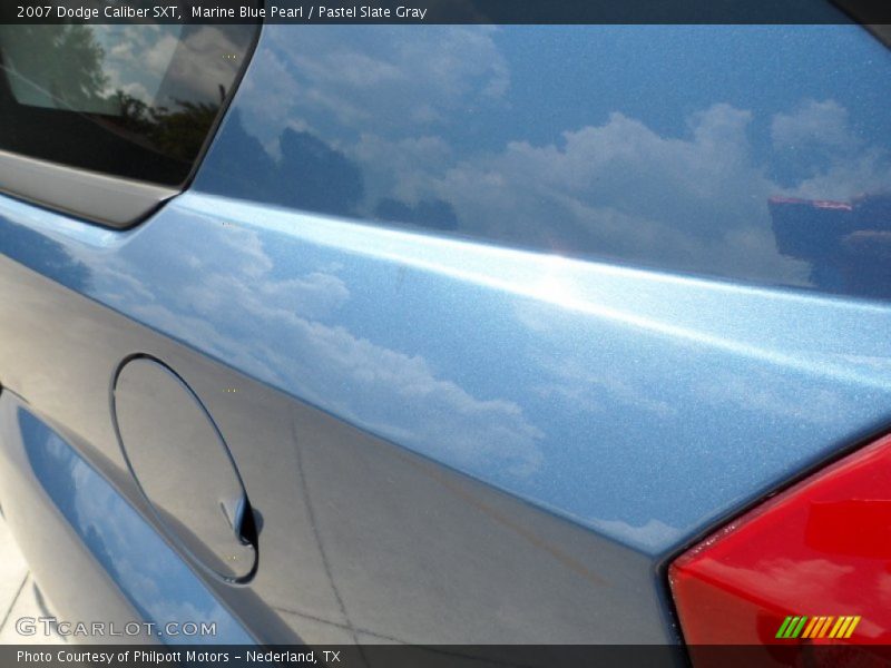 Marine Blue Pearl / Pastel Slate Gray 2007 Dodge Caliber SXT