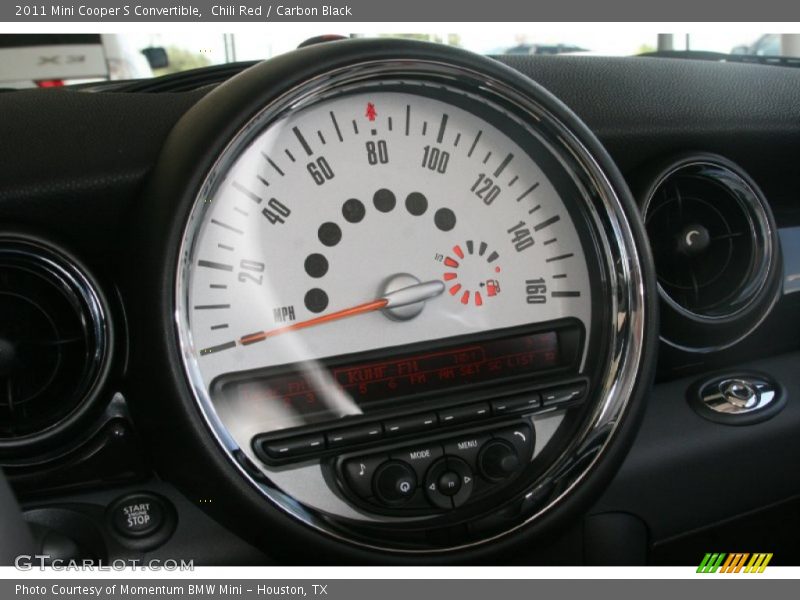 Chili Red / Carbon Black 2011 Mini Cooper S Convertible