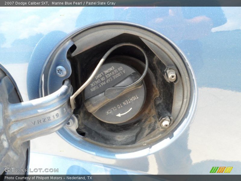 Marine Blue Pearl / Pastel Slate Gray 2007 Dodge Caliber SXT